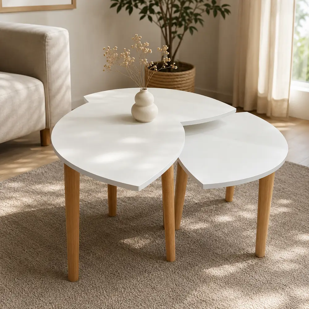 Table basse design organique